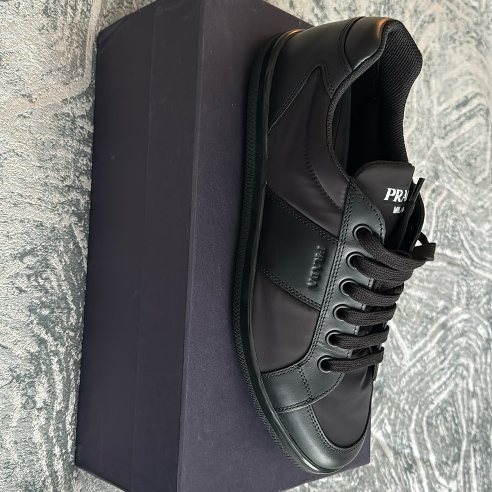 Black men’s Prada sneakers